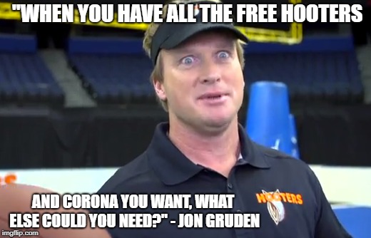 NFL Sunday Week 2: Hooters and&nbsp;Corona