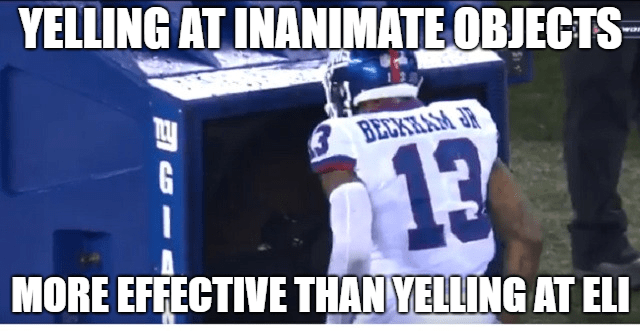 NFL Sunday Week 6: OBJ vs Inanimate&nbsp;Objects